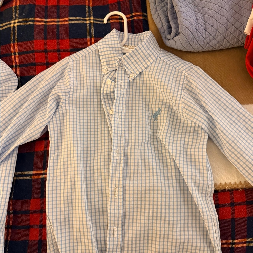 Boy’s TBBC Blue Checkered Shirt